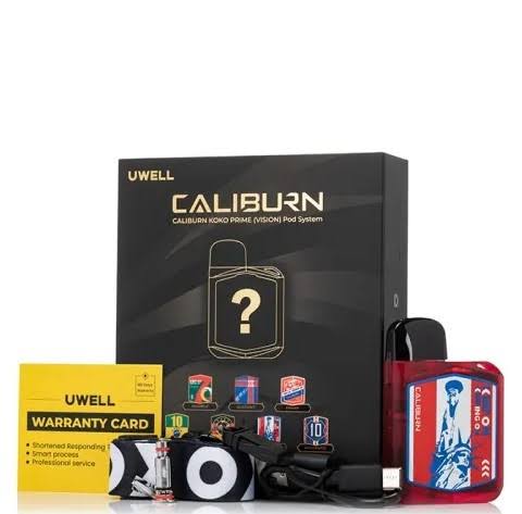 Uwell Caliburn KOKO Device Refillable free 1 Flavor 30Ml