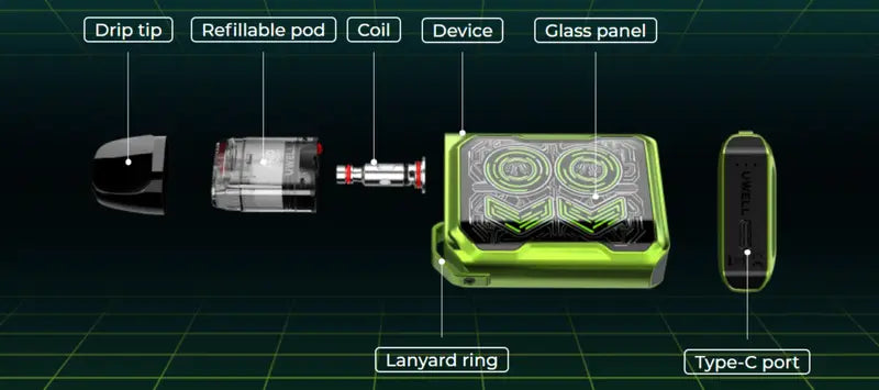 UWELL CALIBURN GK2 690mAh 18W G2 KOKO POD KIT